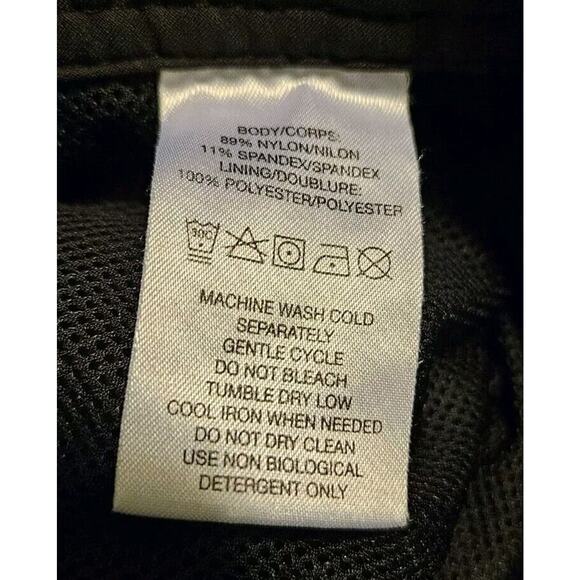 Green Lamb Golf Skort Size 10 Pockets Logo Zip Button Closure Mesh Lining - Picture 10 of 10